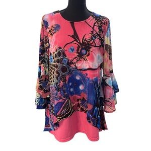 Calessa Vibrant Multicolor Women's Top
